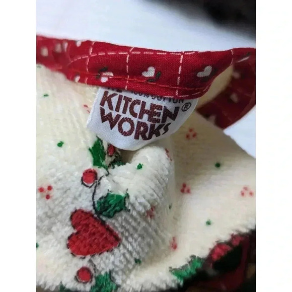 (4) Vintage Christmas Kitchen Hand Towels Set of 4‎ Holiday Seasonal Cloth Lot - Picture 11 of 15
